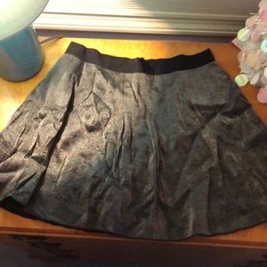 Madewell silver sparkly skirt, size 6